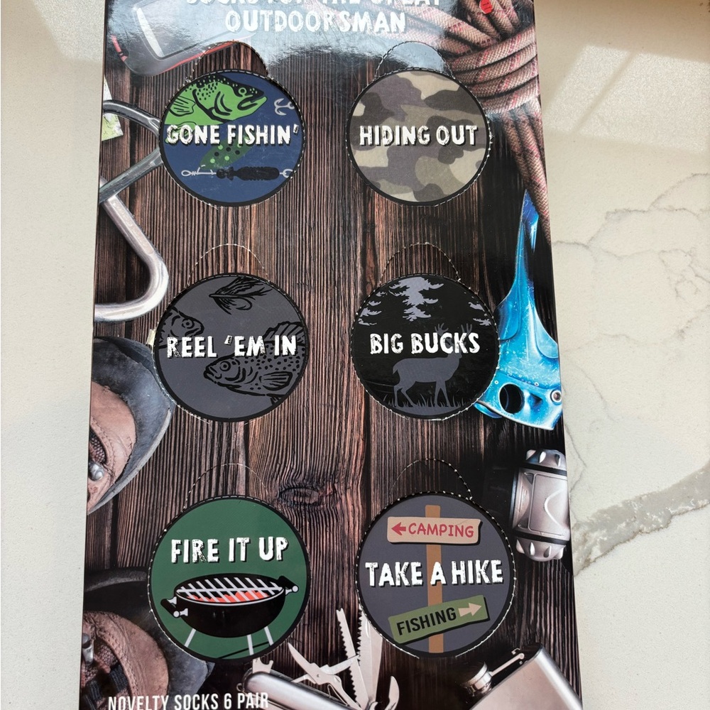 Muk Luks Men's Outdoorsman Novelty Socks